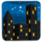 Night With Stars emoji on Messenger